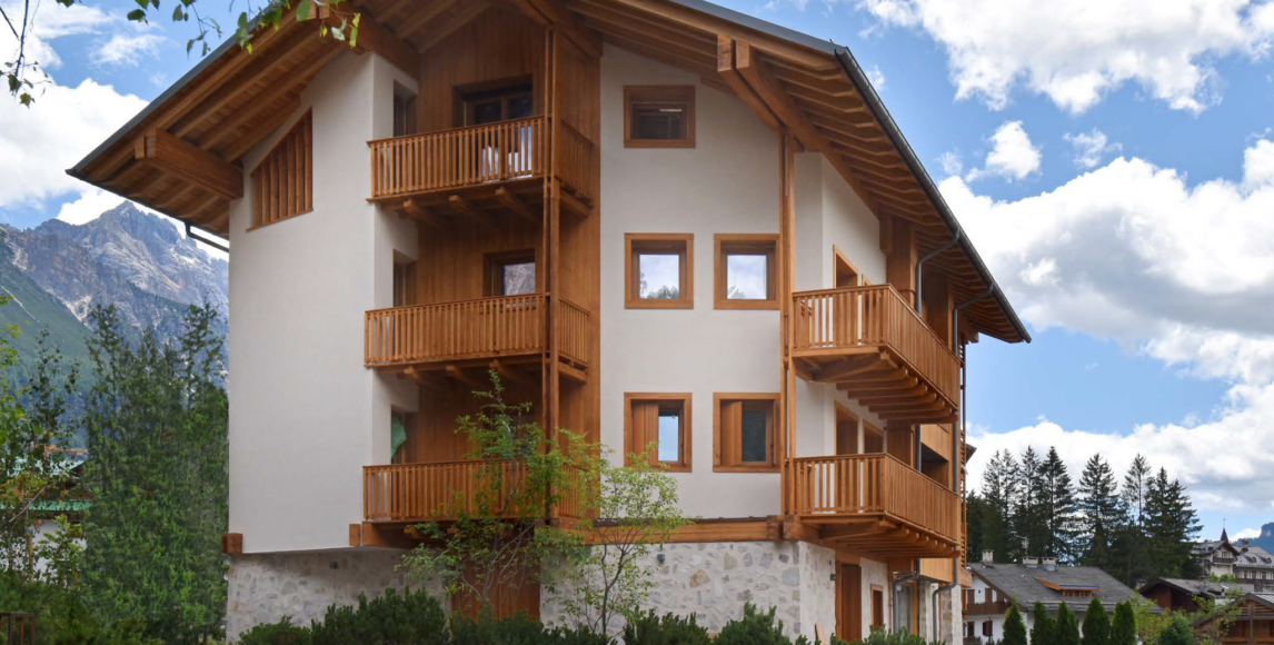 Cortina d'Ampezzo: Penthouse v exkluzivní lokalitě a 580 metrů od lanovky